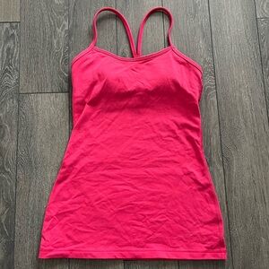 Woman’s Hot pink Lululemon tank top - size M